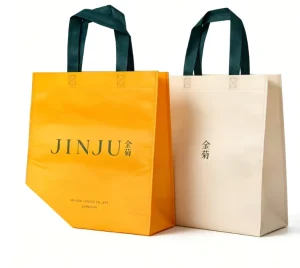 Custom Logo Non Woven Tote Bags Matte Laminated Reusable Shopping Handbags for Apparel Boutique Retail Packaging