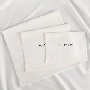 Custom Logo Organic Cotton Dust Bag Covers Gift Packaging Envelope Bags Logo Printed Recyclable