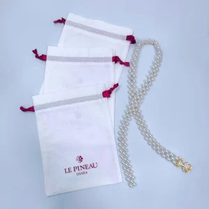Custom Logo Organic Cotton Printed Plain Weave Fine Twill Drawstring Bag Large Linen Cotton Dust Bag Wallet Shoe Bag