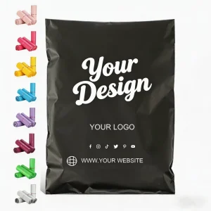 Custom Logo PE Poly Mailer Bags Waterproof Self-Adhesive Matte Finish for Clothing Packaging Courier Shipping