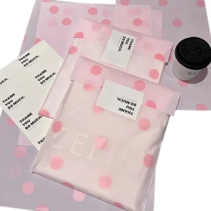 Custom Logo PE Waterproof Plain Flat Bag 12mm Thickness Garment CPE Flat Open Plastic Packaging Bags for Apparel
