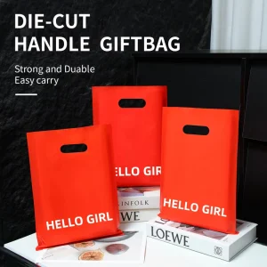 Custom Logo Plastic Shopping Bags Grocery Supermarket Packaging Plastic Bags for Retail Business