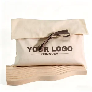 Custom Logo Printed Canvas Envelope Bag Suit Travel Clothe Packing Bag Cotton Envelope Dust Jewelry Pouch Cotton Pouch