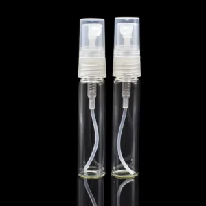 Custom Logo Printed Empty Glass Pocket Perfume Atomizer 5ml 10ml Fine Mist Moisture Alcohol Spray Bottles