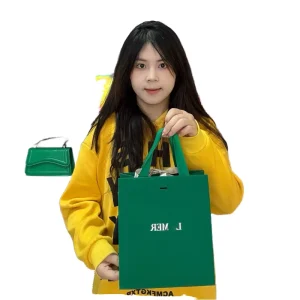 Custom Logo Printed Luxury Paperboard Shopping Bags Eco Friendly Recyclable Gift Packaging Twisted Handles Supermarket Boutique