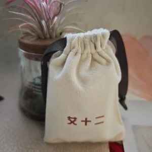 Custom Logo Printed Soft Velvet Jewelry Bag Soft Velvet Gift Packaging Drawstring Pouch Velvet Dust Gift Cosmetic Bag