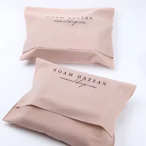 Custom Logo Printed Suede Velvet Flap Cosmetic Hair Packaging Bag High End Velvet Envelope Hat Clothes Shoe Dust Pouch