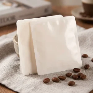 Custom Logo Three Side Seal Heat Sealing Aluminum Foil Bags Tear Resistant Food Grade Coffee Tea Storage Pouches
