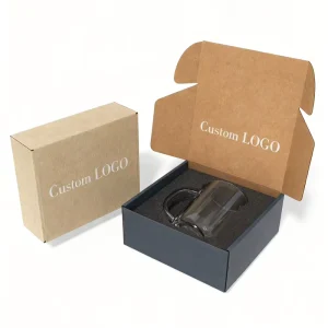 Custom Logo Tumbler Bottle Shipping Box Water Cup Mailer Box Drinkware Mug Packaging Boxes