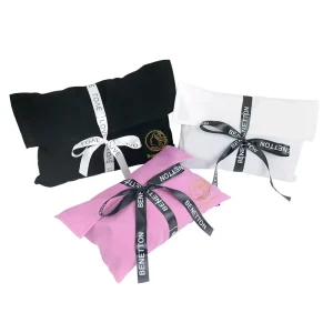 Custom Logo Velvet Envelope Gift Bag With Ribbon Reusable Jewelry Gift Pouch Wig Packaging Dust Bag