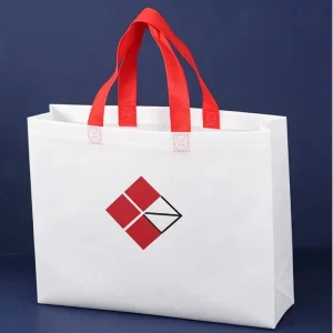 Custom Logo Waterproof Non Woven Grocery Bag Reusable Laminated Non Woven Shopping Bag for Supermarket