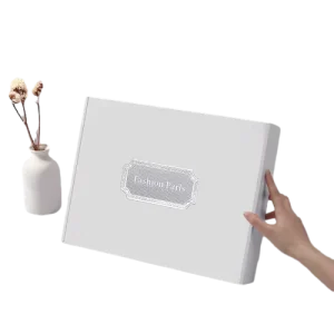 Custom Logo White Paper Box Matte Eco Friendly Recyclable Foldable Corrugated Gift Retail Shipping Packaging