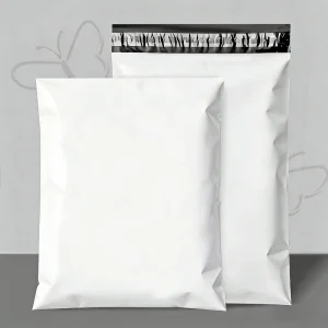 Custom Logo White Poly Mailers Self Seal Waterproof Tear Resistant Shipping Bag for Clothing E commerce