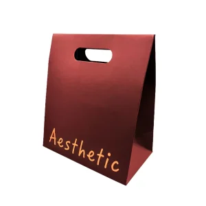 Custom Low Price Luxury Personalised Retail Red Shopping Boutique Art Paper Gift Packaging Bag Recycled Materials for Promotion