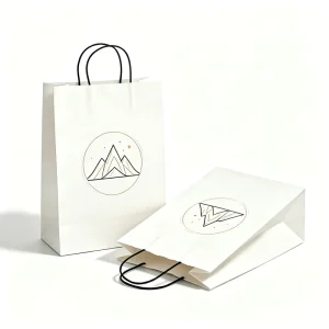 Custom Luxury Clothing Retail Bag Packing Pink Gift Bag Bolsas De Papel Shopping Packaging Paper Bags with Handles for Clothes