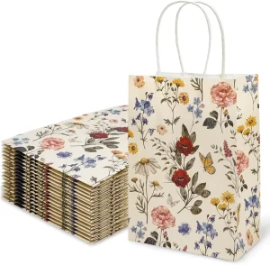 Custom Merchandise Biodegradable Eco Friendly Kraft Paper Bags for Business & Shopping Gift & Craft Applications