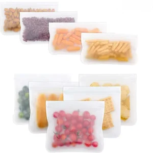 Custom Multi Functional Waterproof Reusable Ziplock Bag Plastic Storage clear Ziplock Bag