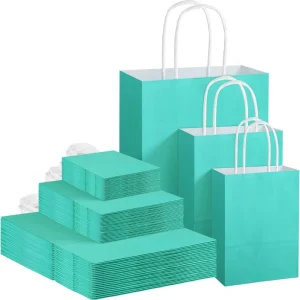 Custom Multi Size Kraft Paper Bags Reusable Snack Bags Eco Friendly Storage Pouches for Food Gift Packaging