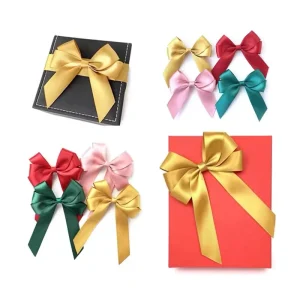 Custom Organza Bow Ribbon for Eco Friendly DIY Gift Packaging