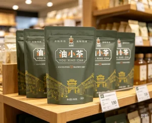 Custom Packaging and Printing Services Stand up Zipper Pouch Oil Tea Grain Food Resealable Packaging Bag With Hang Hole