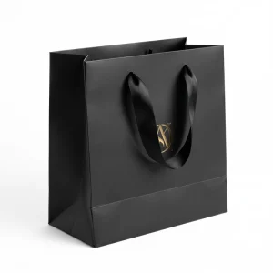 Custom Paper Bags with Custom logo extra Large Size Paper Shopping Bag for Custom Gold Foil Embossed Luxury Paper Bag