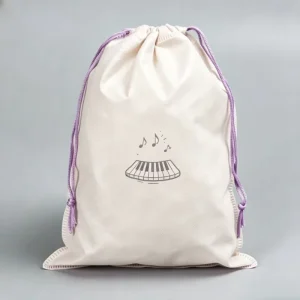 Custom Pattern Cartoon Simple Non Woven Drawstring Bag Eco Friendly Shoe Dust Cover Travel Storage Sack with Custom Logo