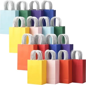 Custom Personalized Biodegradable Eco Friendly Durable Kraft Paper Bags for Special Event Gifts and Daily Unique Packaging Needs