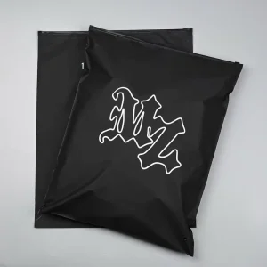 Custom Personalized Garment Custom Logo Eco-Friendly Waterproof Clear Plastic Clothing Bags Resealable Poly Zipper Bag