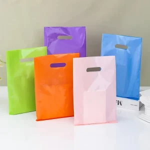 Custom Personalized Shopping Bags with Die Cut Handles Tear Resistant Strong Durable Boutique Bags for Retail