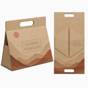 Custom Plain Cardboard Kraft Paper Gift Box Packaging Luxury Printed Logo Ribbon Foam Insert for Retail Display