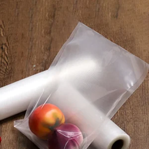 Custom Plastic Bag Packaging Mylar Packages Vacuum Sealer PE Shrink Vacuum Bags Roll with Own Logo for Vacuum Food Bag Roll