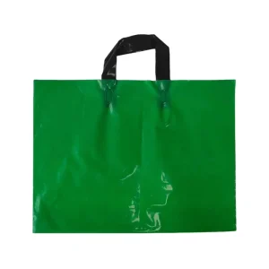 Custom Plastic Bag with logo Soft PE Side Gusset Shopping Bags Hand Length Gravure Printed Recyclable