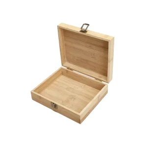 Custom Polished Bamboo Wooden Handicraft Perfume Gift Boxes Rectangle Jewelry Box