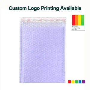Custom Poly Bubble Mailer Moisture Proof Courier Mailing Bag with Gravure Printing for Shoes and Socks Shipping