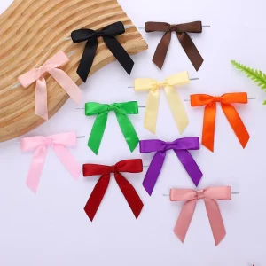 Custom Polyester Ribbon Adjustable Sizes for Wedding & Christmas Decor Eco-Friendly DIY Craft Bows