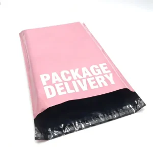 Custom Polymailer Poly Mailer Plastic Packaging Shipping Pink Shipping Bags Mailing Bag with Logo for Small Business