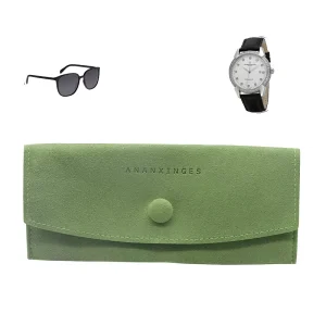 Custom Pouch Microfiber Suede Sunglasses Pouches Sleeve Dust Bag with Custom Logo Printed