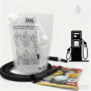 Custom Print 5L 10L PE Gasoline Liquid Packaging Stand up Bag 5 Liter Doypack Spout Pouch With Gasoline Hose