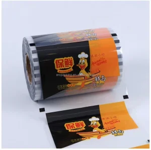 Custom Print High Stretchability 40 Microns Laminated PET EVA for Cup Sealing Film Roll Soft Moisture Proof Food Grade