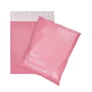 Custom Print Pla Pbat Mailing Envelopes Compost Self Adhesive Biodegradable Courier Mailers for Apparel Retail Shipping
