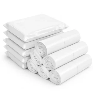 Custom Printed 60 Micron Poly Mailers Moisture Resistant Tear Resistant Recyclable Biodegradable Lightweight Packaging