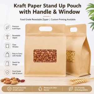 Custom Printed Box Bottom Pouch Kraft Paper Coffee Beans Bags With Zipper One Way Valve 250g Packaging OEM