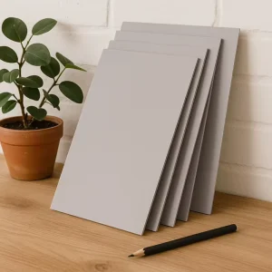 Custom Printed Core Hard Thick Cardboard Sheets Grey Paperboard