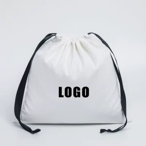 Custom Printed Cotton Drawstring Dust Bag for Shoes