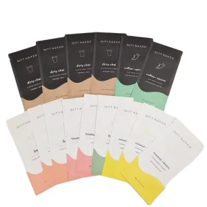 Custom Printed Eco Friendly Pla Cornstarch 100% Compostable Bio Degradable Paper Packaging Pouch Bag Cosmetic Sample Packet