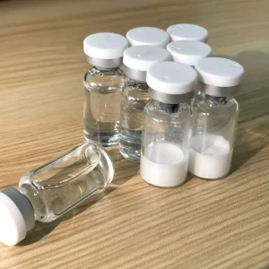 Custom Printed Empty Peptide Glass Vials with Rubber Stopper Aluminum Caps Freeze Dried Powder Storage Bottles