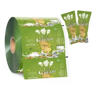 Custom Printed Food Grade Flexible Automatic Packing Material Plastic Film Roll for Ice Cream & Popsicle Packaging