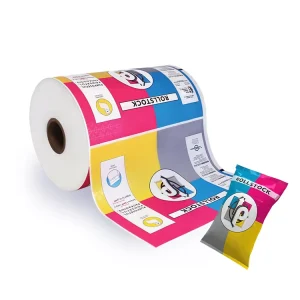 Custom Printed Food Grade PE Plastic Roll OPP/CPP Laminated Snack Chips Wrap for Packaging Food Safe for Sugars