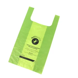 Custom Printed HDPE T Shirt Bags Singlet Bags for Grocery Store Heavy Duty Leak Proof Plastic Bags
