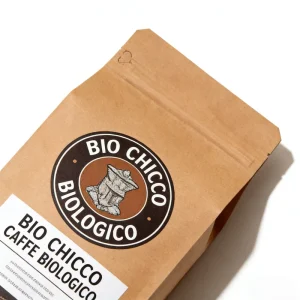 Custom Printed Kraft Paper Food Packaging Plastic Bag Flat Bottom Eight Side Seal Ziplock Coffee Pouch for Organic Coffee Bean